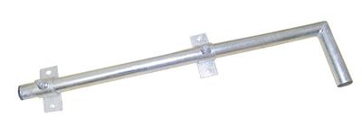 Anténní držák 90 na balkon-na stěnu průměr 42mm výška 16cm žár.
