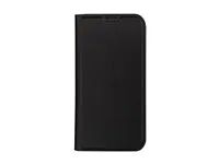 Pouzdro s klopou pro mobilní telefon - polyuretan (PU), plast - černá - pro Apple iPhone 15 Pro