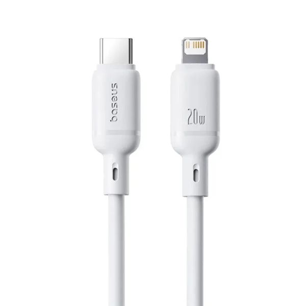 Kabel BASEUS USB-C/Lightning 1m White 20W