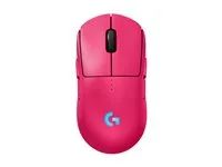 Myš - hraní - pravák a levák - optický - 8 tlačítka - bezdrátový, kabelové - 2.4 GHz, USB - přijímač USB Logitech LIGHTSPEED - růžová