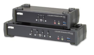 ATEN 2-port 4K DisplayPort KVMP USB3.0, audio