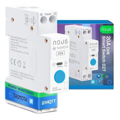 NOUS D2T, Tasmota DIN SMART Switch, spínač