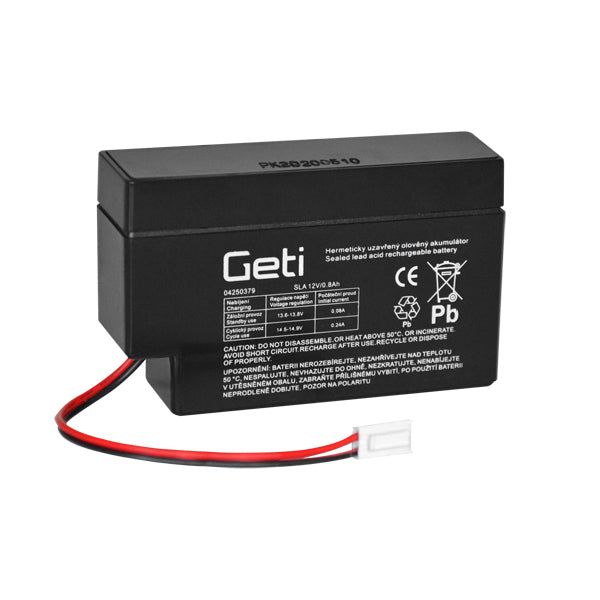 Olověná baterie 12V 0,8Ah GETI