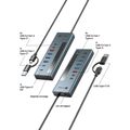 RAIDSONIC ICY BOX 9v1, USB Hub, USB-C/A 3.2 Gen2