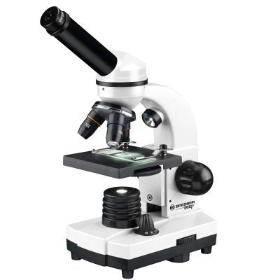 Mikroskop Bresser Junior Biolux SEL 40–1600x s kufříkem, bílý