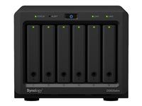 Server NAS - 6 zásuvky - SATA 6Gb/s - RAID 0, 1, 5, 6, 10, JBOD - RAM 2 GB - Gigabit Ethernet - iSCSI podpora