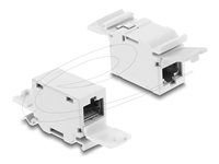 RJ45 Coupler Cat.6A jack to jack with du