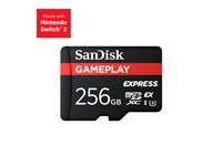 SanDisk GamePlay - Paměťová karta flash - 256 GB - A1 / UHS-I U3 - microSDXC UHS-I