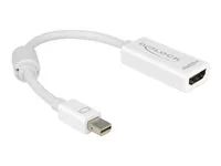 Kabel adaptéru - Mini DisplayPort s piny (male) do HDMI se zdířkami (female) - 18 cm
