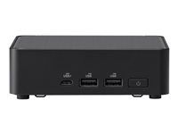 Barebone - mini PC 1 x Core 3 100U / až 4.7 GHz - RAM 0 GB - Intel Graphics - Bluetooth 5.3, IEEE 802.11ax (Wi-Fi 6E), Gigabit Ethernet, 2.5 Gigabit Ethernet - černá
