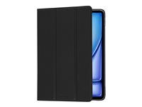 Pouzdro s klopou pro tablet - kůže full-grain - černá - pro Apple 10.9-inch iPad Air (4. generace, 5. generace); 11-inch iPad Air (M2, M3, M4)