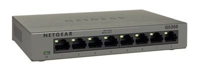 Netgear 8PT ge unmanaged sw metal lp, GS308