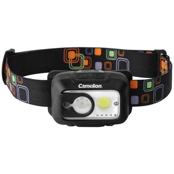 CAMELION LED čelovka 9W, 480lm, senzor