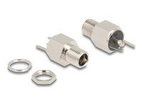 Connector DC 5.5 x 2.5 mm female bulkhea