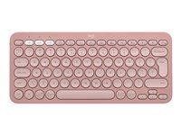 Klávesnice - bezdrátový - Bluetooth LE - QWERTY - US mezinárodní - tonal rose