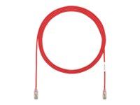 Patch kabel - RJ-45 (M) do RJ-45 (M) - 2 m - UTP - CAT 6 - neobsahuje halogen, lisovaný, provedení bez hrbolků, licna - červená