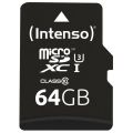 INTENSO Micro SDXC karta 64GB Class10, UHS-1 PRO