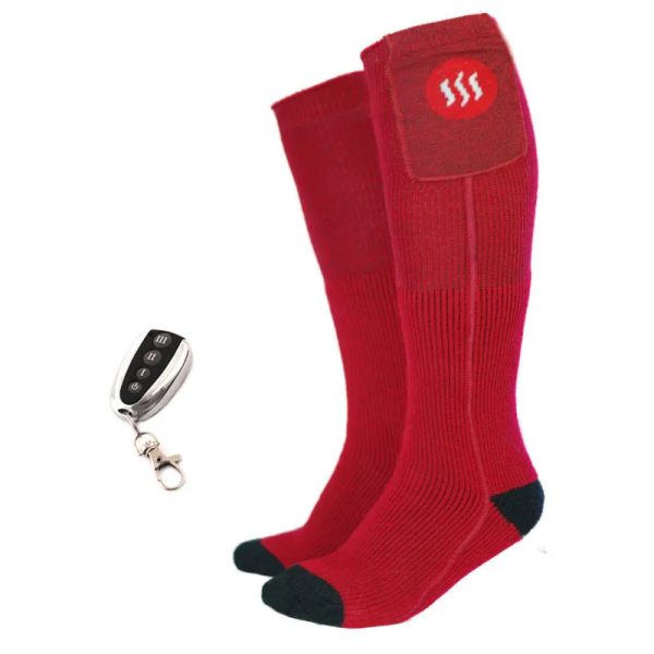 GLOVII Socks, Vyhřívané ponožky, M, červené
