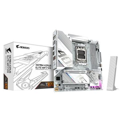 GIGABYTE X870M AORUS ELITE WIFI7 ICE/AM5/mATX