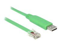 USB / sériový kabel - USB (M) do RJ-45 (M) - 1.8 m - zelená