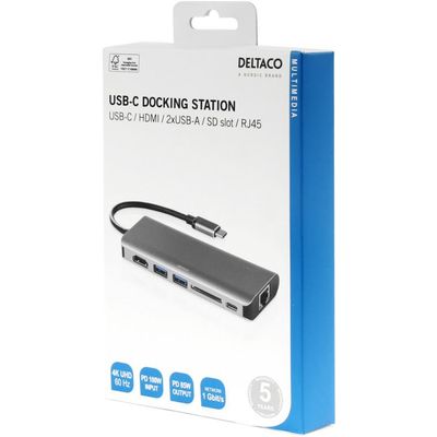 DELTACO USBC-HDMI2, Dokovacia stanice