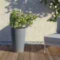 Granisil granitový květináč MONTI 55 cm Antracitový