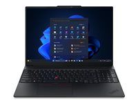 Provedění závěsu 180 stupňů - AMD Ryzen 5 - 220 / až 4.9 GHz - Win 11 Pro - Radeon 740M - 16 GB RAM - 512 GB SSD TCG Opal Encryption 2, NVMe - 16" IPS 1920 x 1200 - Wi-Fi 6E, Bluetooth - černá - kbd: česká/slovenská - s 3 roky Lenovo Onsite Support