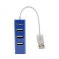 SBOX H-204BL blue USB 2.0 port 4x