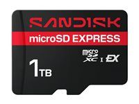 SanDisk - Pametová karta flash - 1 TB - UHS-I - microSD PCI Express Gen 3.1 UHS-I