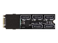 Converter M.2 2280 Key B+M male to 5 x S