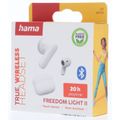 HAMA Freedom Light II, Bezdrátová sluchátka, bílá