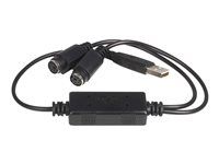 Keyboard / mouse adapter - USB - USBPS2PC - Adaptér klávesnice / myši - USB - pro P/N: PS2UTPEXT, SV221MICRO, SV211KA