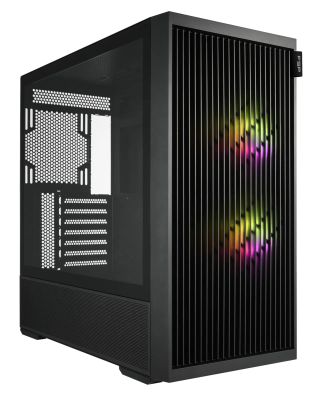 FSP M330-BA/Midi Tower/Transpar./Černá