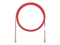 Patch kabel - RJ-45 (M) do RJ-45 (M) - 2 m - UTP - CAT 6 - neobsahuje halogen, lisovaný, provedení bez hrbolků, licna - červená