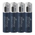 MEDIARANGE Baterie nabíjecí AAA, USB-C, 4 ks