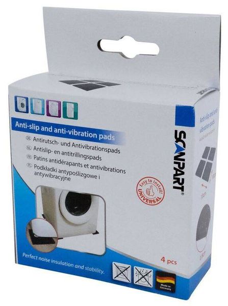 ScanPart Antivibrační tlumicí podložky pod pračku, 4 ks