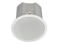 Reproduktor - pro PA systém - 50 watt - 2-cestný - koaxiál - bílá (barva mřížky - bílá)