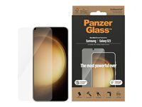PanzerGlass ochranné sklo pro Samsung Galaxy S23/S22 (celolepené s funkčním otiskem prstů) s instalačním rámečkem