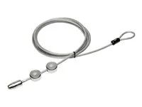 Bezpečnostní kabelový zámek - stříbrná - 2.44 m - kompatibilní s TAA - pro Apple Pro Display XDR