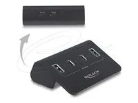 Delock - Rozbočovač - 10 Gbps - 2 x USB-C 3.2 Gen 2 + 2 x USB-A 3.2 Gen 2 - desktop