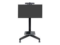 Vozík - Technologie konstantní síly - pro Displej LCD - hliník, ocel, ABS plast, slitina zinku, kompozitní plast - černá - velikost obrazovky: 27"-60"