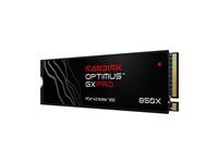 SanDisk Optimus GX PRO 850X - SSD - šifrovaný - 4 TB - interní - M.2 2280 D5-M - PCIe 4.0 x4 (NVMe) - TCG Opal Encryption 2.01