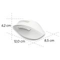HAMA WM-500, Ergonomická bezdrôtová myš, biela