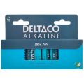 DELTACO ALKALINE, Batérie alkalické AA, LR06 20ks