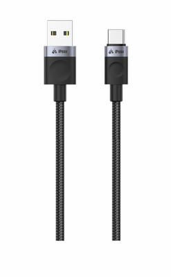 Kabel iPEAX 90010103 USB/USB-C 1 m černý
