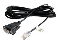 Sériový kabel - RJ-45 (M) do DB-9 (F) - 4.57 m - černá - pro P/N: SRV2KI-TW, SRV3KA-TW, SRV3KI-TW, SRV6KI-TW, SRYL15K15RMX LT, SRYL15K15XLT24
