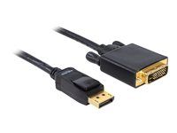 Kabel DVI - DisplayPort (M) do DVI-D (M) - 2 m - křídlové šrouby