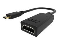 Video adaptér - USB-C s piny (male) do HDMI se zdířkami (female) - černá - podporuje 4K