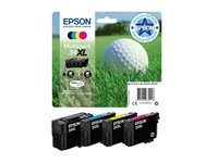 4-balení - XL - černá, žlutá, azurová, purpurová - originální - blistr s RF / akustickým alarmem - inkoustová cartridge - pro WorkForce Pro WF-3720DWF, WF-3725DWF