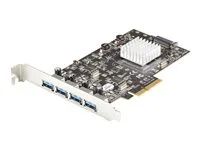 10Gbps USB 3.1/3.2 Gen 2 Type-A PCI Express Expansion Card - 2 Controllers - 4xUSB - Windows/Mac/Linux - USB adaptér - PCIe 3.0 x4 - USB 3.1 Gen 2 x 4
